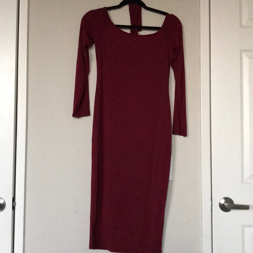Berry Midi Dress